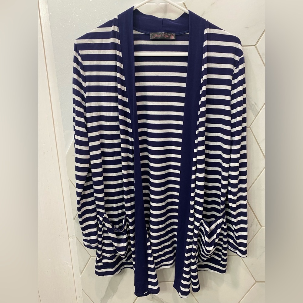 Striped cardigan